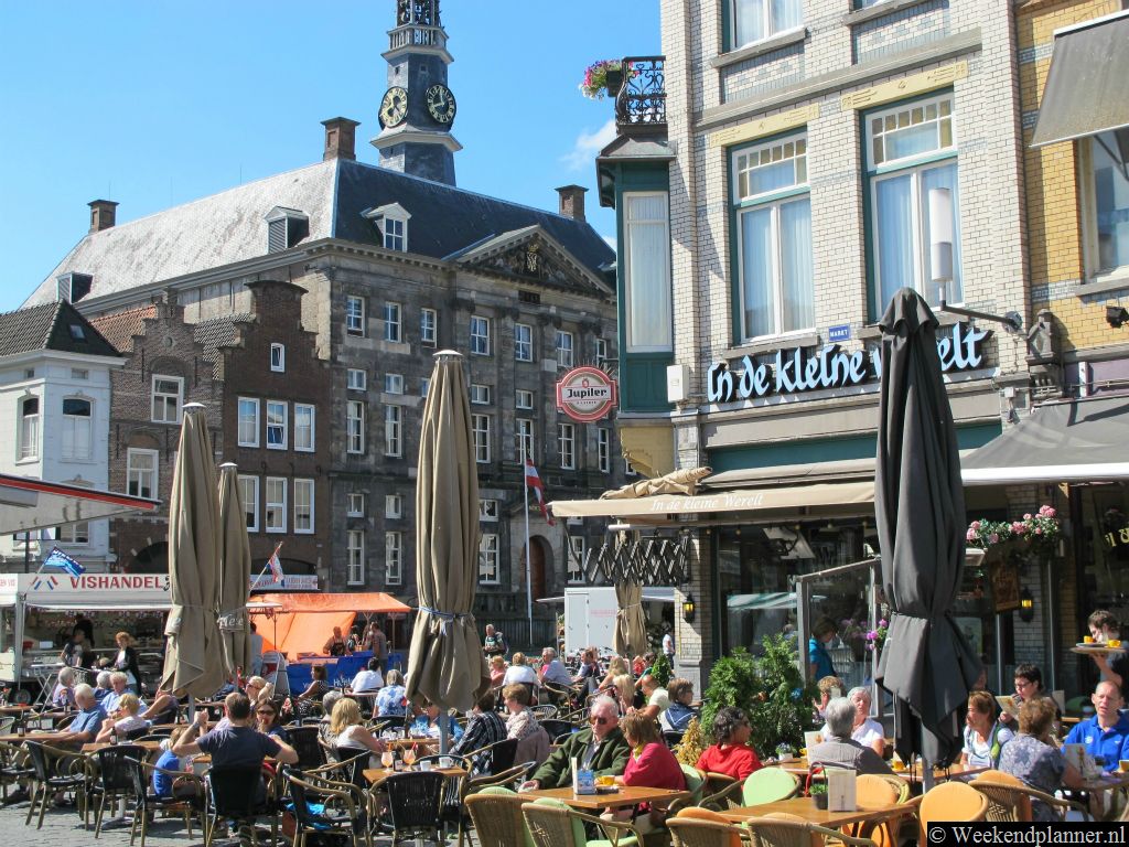 Den Bosch is een stad met een mooi historisch centrum. Rond de Markt liggen leuke winkelstraten met veel gezellige cafés en terrasjes.Tip: Een weekend in Den Bosch.